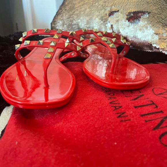 Valentino Rockstud Accents Slides - Picture 4 of 5